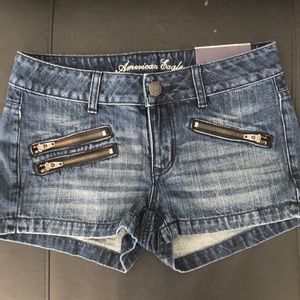 American Eagle shortie shorts sz 2. NWT